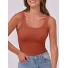 imageANRABESS Womens Sleeveless Scoop Neck Tank Top Ribbed Fitted Summer Basic Slim Cute Tops 2026Orange Red