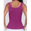 imageANRABESS Womens Sleeveless Scoop Neck Tank Top Ribbed Fitted Summer Basic Slim Cute Tops 2026Purple