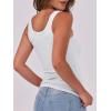 imageANRABESS Womens Sleeveless Scoop Neck Tank Top Ribbed Fitted Summer Basic Slim Cute Tops 2026White