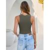 imageANRABESS Womens Sleeveless Scoop Neck Tank Tops 2026 Summer Casual Basic Slim Fit Ribbed Knit Racerback Workout Cami ShirtsArmy Green