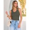 imageANRABESS Womens Sleeveless Scoop Neck Tank Tops 2026 Summer Casual Basic Slim Fit Ribbed Knit Racerback Workout Cami ShirtsArmy Green