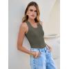 imageANRABESS Womens Sleeveless Scoop Neck Tank Tops 2026 Summer Casual Basic Slim Fit Ribbed Knit Racerback Workout Cami ShirtsArmy Green