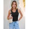 imageANRABESS Womens Sleeveless Scoop Neck Tank Tops 2026 Summer Casual Basic Slim Fit Ribbed Knit Racerback Workout Cami ShirtsBlack