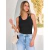 imageANRABESS Womens Sleeveless Scoop Neck Tank Tops 2026 Summer Casual Basic Slim Fit Ribbed Knit Racerback Workout Cami ShirtsBlack