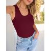 imageANRABESS Womens Sleeveless Scoop Neck Tank Tops 2026 Summer Casual Basic Slim Fit Ribbed Knit Racerback Workout Cami ShirtsDeep Red
