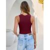 imageANRABESS Womens Sleeveless Scoop Neck Tank Tops 2026 Summer Casual Basic Slim Fit Ribbed Knit Racerback Workout Cami ShirtsDeep Red