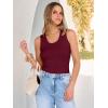 imageANRABESS Womens Sleeveless Scoop Neck Tank Tops 2026 Summer Casual Basic Slim Fit Ribbed Knit Racerback Workout Cami ShirtsDeep Red