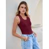 imageANRABESS Womens Sleeveless Scoop Neck Tank Tops 2026 Summer Casual Basic Slim Fit Ribbed Knit Racerback Workout Cami ShirtsDeep Red