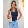 imageANRABESS Womens Sleeveless Scoop Neck Tank Tops 2026 Summer Casual Basic Slim Fit Ribbed Knit Racerback Workout Cami ShirtsNavy Blue