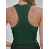 imageANRABESS Womens Sleeveless Square Neck Tank Tops Summer Racerback Workout Top Ribbed Knit Slim Fit Basic 2026 Casual ClothesDeep Green
