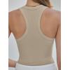 imageANRABESS Womens Sleeveless Square Neck Tank Tops Summer Racerback Workout Top Ribbed Knit Slim Fit Basic 2026 Casual ClothesLight Khaki