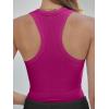 imageANRABESS Womens Sleeveless Square Neck Tank Tops Summer Racerback Workout Top Ribbed Knit Slim Fit Basic 2026 Casual ClothesPurple Red