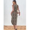 imageANRABESS Womens Summer Casual Sleeveless T Shirt Midi Dress Slim Fit Tie Waist Split Tank Long Dresses 2026 Vacation SundressLeopard Print