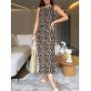 imageANRABESS Womens Summer Casual Sleeveless T Shirt Midi Dress Slim Fit Tie Waist Split Tank Long Dresses 2026 Vacation SundressLeopard Print