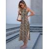 imageANRABESS Womens Summer Casual Sleeveless T Shirt Midi Dress Slim Fit Tie Waist Split Tank Long Dresses 2026 Vacation SundressLeopard Print
