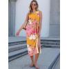 imageANRABESS Womens Summer Casual Sleeveless T Shirt Midi Dress Slim Fit Tie Waist Split Tank Long Dresses 2026 Vacation SundressPink Yellow Floral