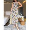 imageANRABESS Womens Summer Casual Sleeveless T Shirt Midi Dress Slim Fit Tie Waist Split Tank Long Dresses 2026 Vacation SundressPrint Blue Floral