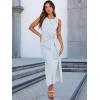 imageANRABESS Womens Summer Casual Sleeveless T Shirt Midi Dress Slim Fit Tie Waist Split Tank Long Dresses 2026 Vacation SundressStriped Light Blue