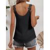 imageANRABESS Womens Tank Tops Lace Shoulder Scoop Neck Flowy Sleeveless Tops Casual Cute Tanks Summer Outfits Beach Vacation 2026Black