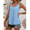 imageANRABESS Womens Tank Tops Lace Shoulder Scoop Neck Flowy Sleeveless Tops Casual Cute Tanks Summer Outfits Beach Vacation 2026Bright Blue