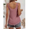 imageANRABESS Womens Tank Tops Lace Shoulder Scoop Neck Flowy Sleeveless Tops Casual Cute Tanks Summer Outfits Beach Vacation 2026Dusty Rose