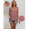imageANRABESS Womens Tank Tops Lace Shoulder Scoop Neck Flowy Sleeveless Tops Casual Cute Tanks Summer Outfits Beach Vacation 2026Dusty Rose