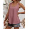 imageANRABESS Womens Tank Tops Lace Shoulder Scoop Neck Flowy Sleeveless Tops Casual Cute Tanks Summer Outfits Beach Vacation 2026Dusty Rose