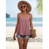 imageANRABESS Womens Tank Tops Lace Shoulder Scoop Neck Flowy Sleeveless Tops Casual Cute Tanks Summer Outfits Beach Vacation 2026Dusty Rose
