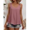 imageANRABESS Womens Tank Tops Lace Shoulder Scoop Neck Flowy Sleeveless Tops Casual Cute Tanks Summer Outfits Beach Vacation 2026Dusty Rose