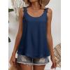 imageANRABESS Womens Tank Tops Lace Shoulder Scoop Neck Flowy Sleeveless Tops Casual Cute Tanks Summer Outfits Beach Vacation 2026Navy Blue