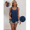imageANRABESS Womens Tank Tops Lace Shoulder Scoop Neck Flowy Sleeveless Tops Casual Cute Tanks Summer Outfits Beach Vacation 2026Navy Blue