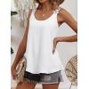 imageANRABESS Womens Tank Tops Lace Shoulder Scoop Neck Flowy Sleeveless Tops Casual Cute Tanks Summer Outfits Beach Vacation 2026White
