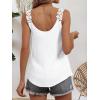 imageANRABESS Womens Tank Tops Lace Shoulder Scoop Neck Flowy Sleeveless Tops Casual Cute Tanks Summer Outfits Beach Vacation 2026White