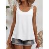 imageANRABESS Womens Tank Tops Lace Shoulder Scoop Neck Flowy Sleeveless Tops Casual Cute Tanks Summer Outfits Beach Vacation 2026White