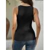 imageANRABESS Womens Tank Tops Summer Workout Scoop Neck Ribbed Tight Knit Sleeveless Going Out Basic Tee Shirts Vacation ClothesBlack