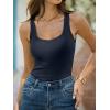 imageANRABESS Womens Tank Tops Summer Workout Scoop Neck Ribbed Tight Knit Sleeveless Going Out Basic Tee Shirts Vacation ClothesNavy Blue