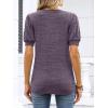 imageANRABESS Womens Tops Short Sleeve Sweaters Dressy Casual V Neck Summer Tunic Blouses Cute Work Shirts 2026 Trendy ClothesPurple