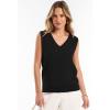 imageANRABESS Womens V Neck Tank Tops Sleeveless Knit Summer Sweater Shirts 2026 Trendy Business Casual Dressy Work OutfitsBlack
