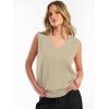 imageANRABESS Womens V Neck Tank Tops Sleeveless Knit Summer Sweater Shirts 2026 Trendy Business Casual Dressy Work OutfitsParchment Beige