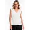 imageANRABESS Womens V Neck Tank Tops Sleeveless Knit Summer Sweater Shirts 2026 Trendy Business Casual Dressy Work OutfitsWhite