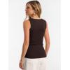 imageANRABESS Womens Wool Blend Tank Tops Sweaters Sleeveless Soft Fitted Business Casual Sweater Shirts 2026 Summer ClothesChocolate Brown