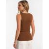 imageANRABESS Womens Wool Blend Tank Tops Sweaters Sleeveless Soft Fitted Business Casual Sweater Shirts 2026 Summer ClothesDark Caramel