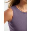 imageANRABESS Womens Wool Blend Tank Tops Sweaters Sleeveless Soft Fitted Business Casual Sweater Shirts 2026 Summer ClothesGrey Purple