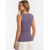 imageANRABESS Womens Wool Blend Tank Tops Sweaters Sleeveless Soft Fitted Business Casual Sweater Shirts 2026 Summer ClothesGrey Purple