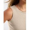 imageANRABESS Womens Wool Blend Tank Tops Sweaters Sleeveless Soft Fitted Business Casual Sweater Shirts 2026 Summer ClothesParchment