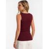 imageANRABESS Womens Wool Blend Tank Tops Sweaters Sleeveless Soft Fitted Business Casual Sweater Shirts 2026 Summer ClothesWine Red