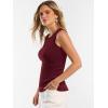 imageANRABESS Womens Wool Blend Tank Tops Sweaters Sleeveless Soft Fitted Business Casual Sweater Shirts 2026 Summer ClothesWine Red