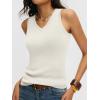 imageANRABESS Womens Wool Blend Tank Tops V Neck Sleeveless Sweater Business Casual Work Knit Shirts Slim Fit 2026 Summer OutfitsCream White