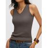 imageANRABESS Womens Wool Blend Tank Tops V Neck Sleeveless Sweater Business Casual Work Knit Shirts Slim Fit 2026 Summer OutfitsDrak Taupe