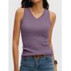 imageANRABESS Womens Wool Blend Tank Tops V Neck Sleeveless Sweater Business Casual Work Knit Shirts Slim Fit 2026 Summer OutfitsGrey Purple